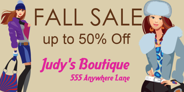 Fall Sale 50%