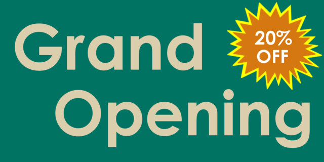 Green Grand Opening