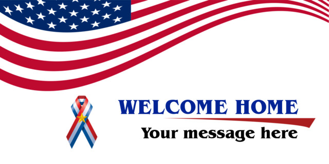 Ribbon & Flag
