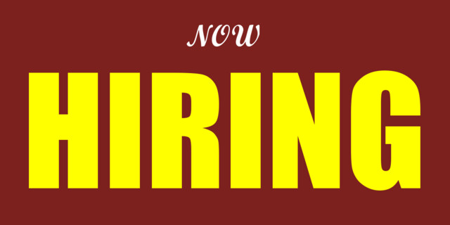 Maroon & Yellow Hiring