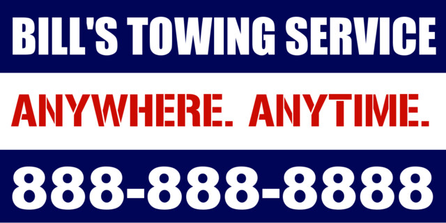 Towing Service Magnets