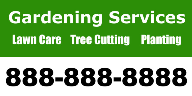 Gardening Services Car Magnets