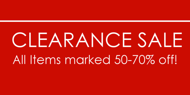 Red Hot Clearance Sale