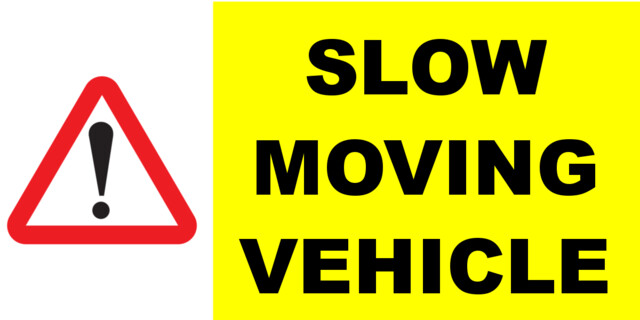 Slow Moving Vehicles Car Magnets