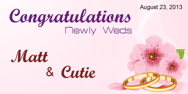 Weddings Congratulation