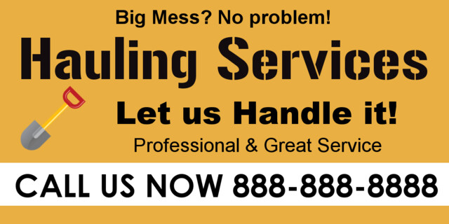 Hauling Services