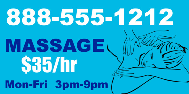 Light Blue Massage Magnets