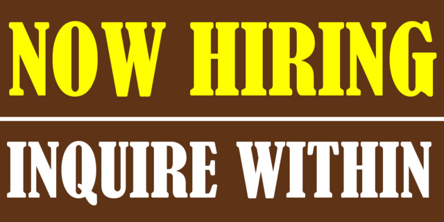 Now Hiring