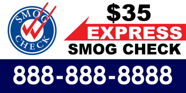 Express Smog Check Magnets