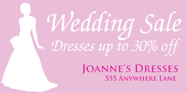 Wedding Sale