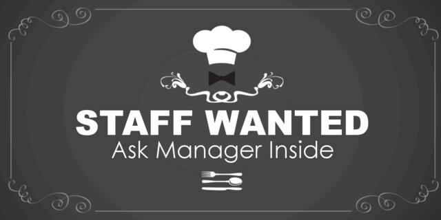 Staff Wanted