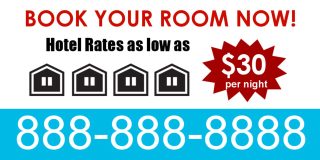 Book Your Room Magnets