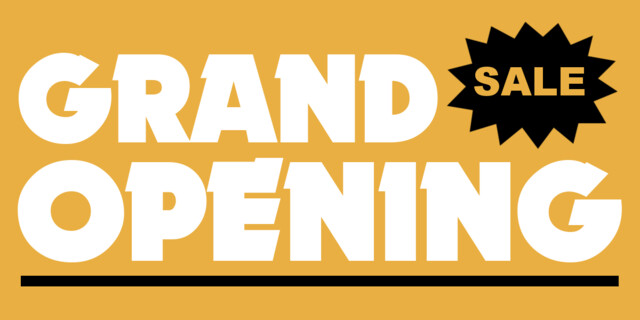 Yellow & Black Opening