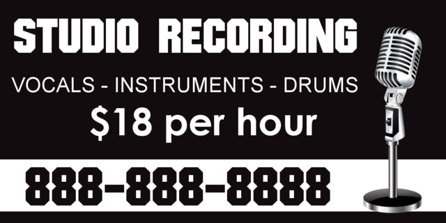 Studio Recording Car Magnets